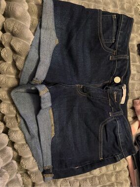 SO Dark Blue Denim Jean Shorts